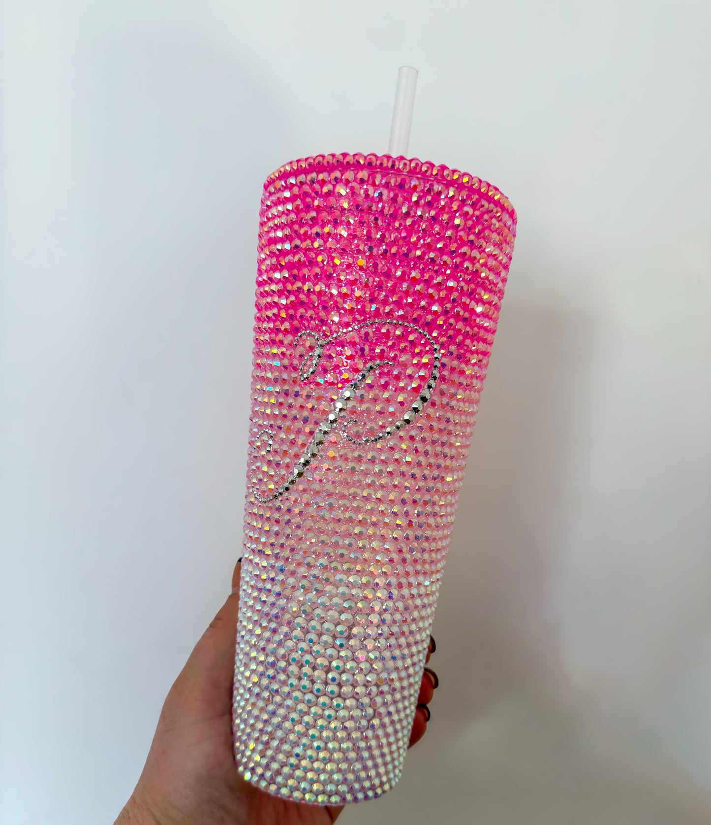 Custom 24oz Acrylic Rhinestone Tumbler