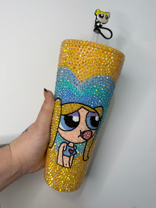 Custom 24oz Acrylic Rhinestone Tumbler